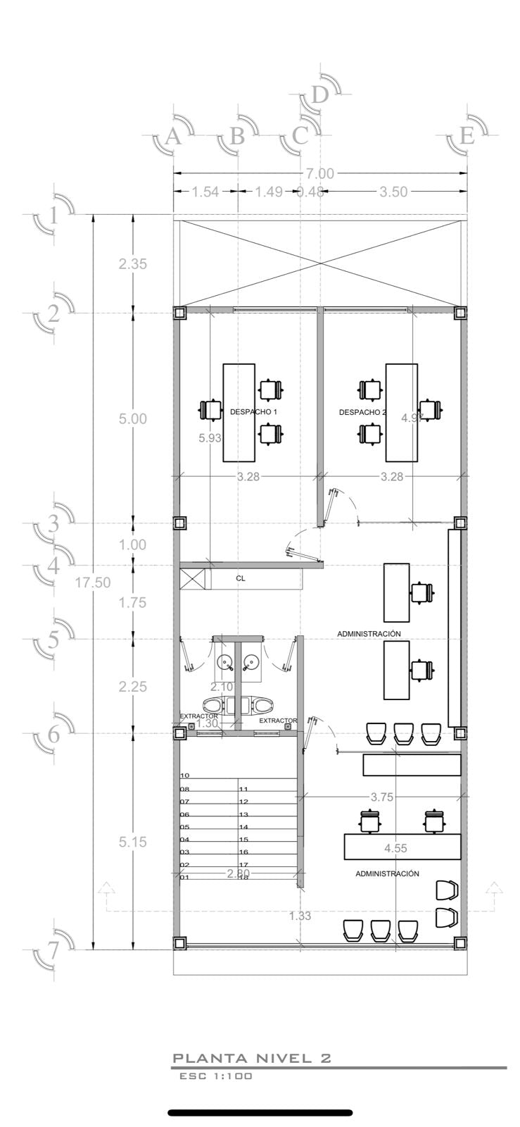 Edificio La Alameda - Oficinas por piso
